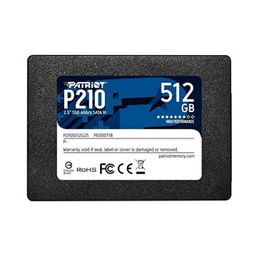 Ssd накопитель patriot p210 p210s512g25 512гб производитель